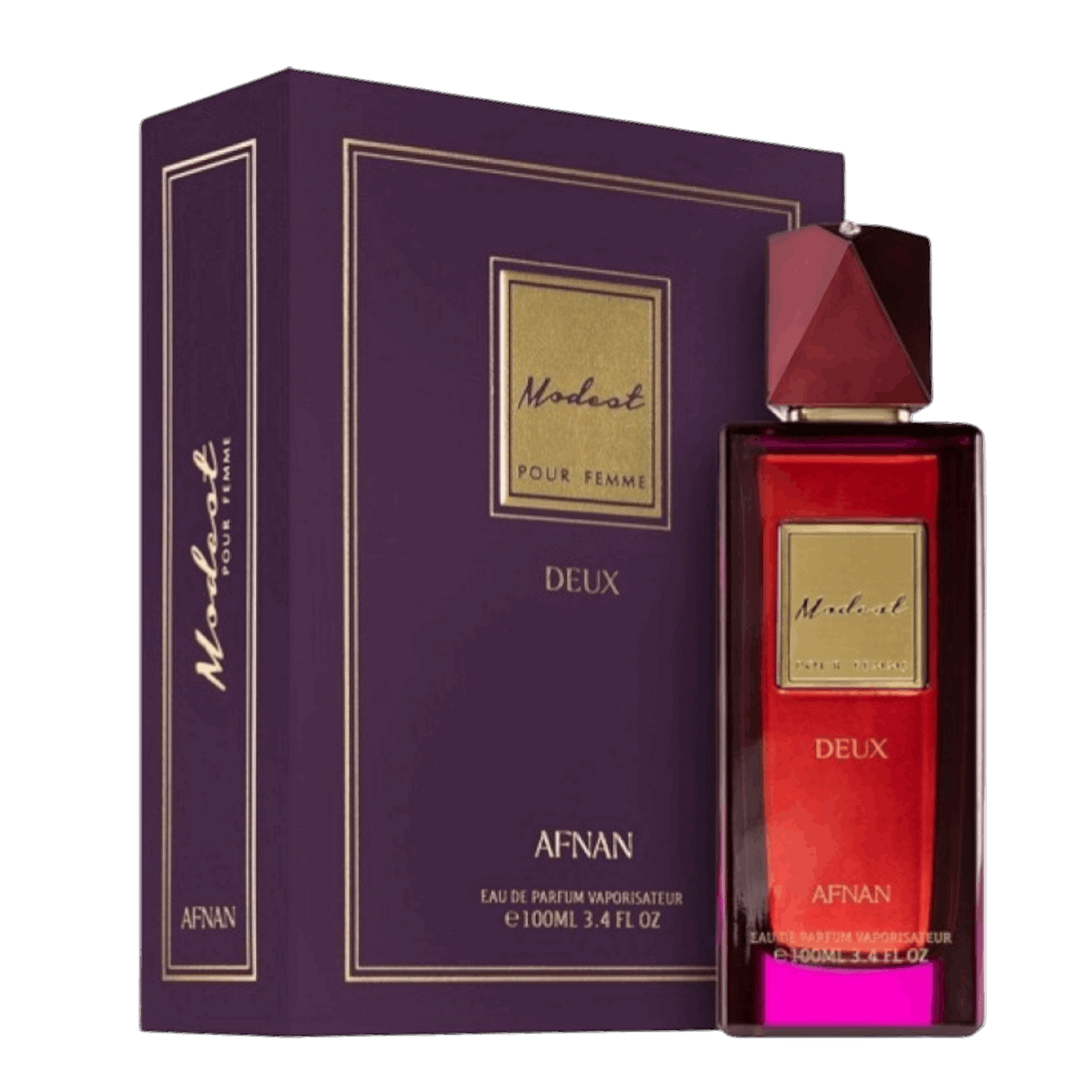 Afnan Modest Deux EDP 100 ml – Perfume Mujer Floral‑Gourmand