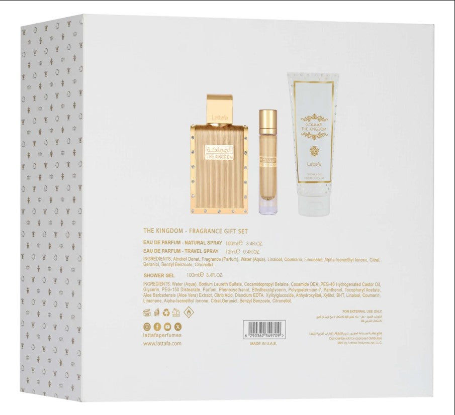 Lattafa – Gift Set The Kingdom Men  | Neyi Essence