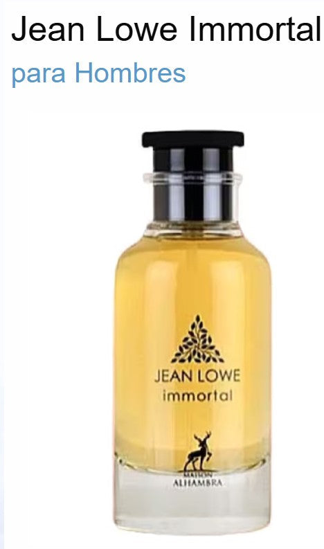 Maison Alhambra Jean Lowe Immortel – Perfume Árabe para Hombre