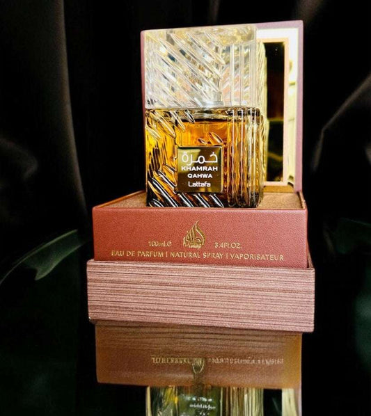 Lattafa Khamrah Qhawah – Perfume Árabe Original Unisex