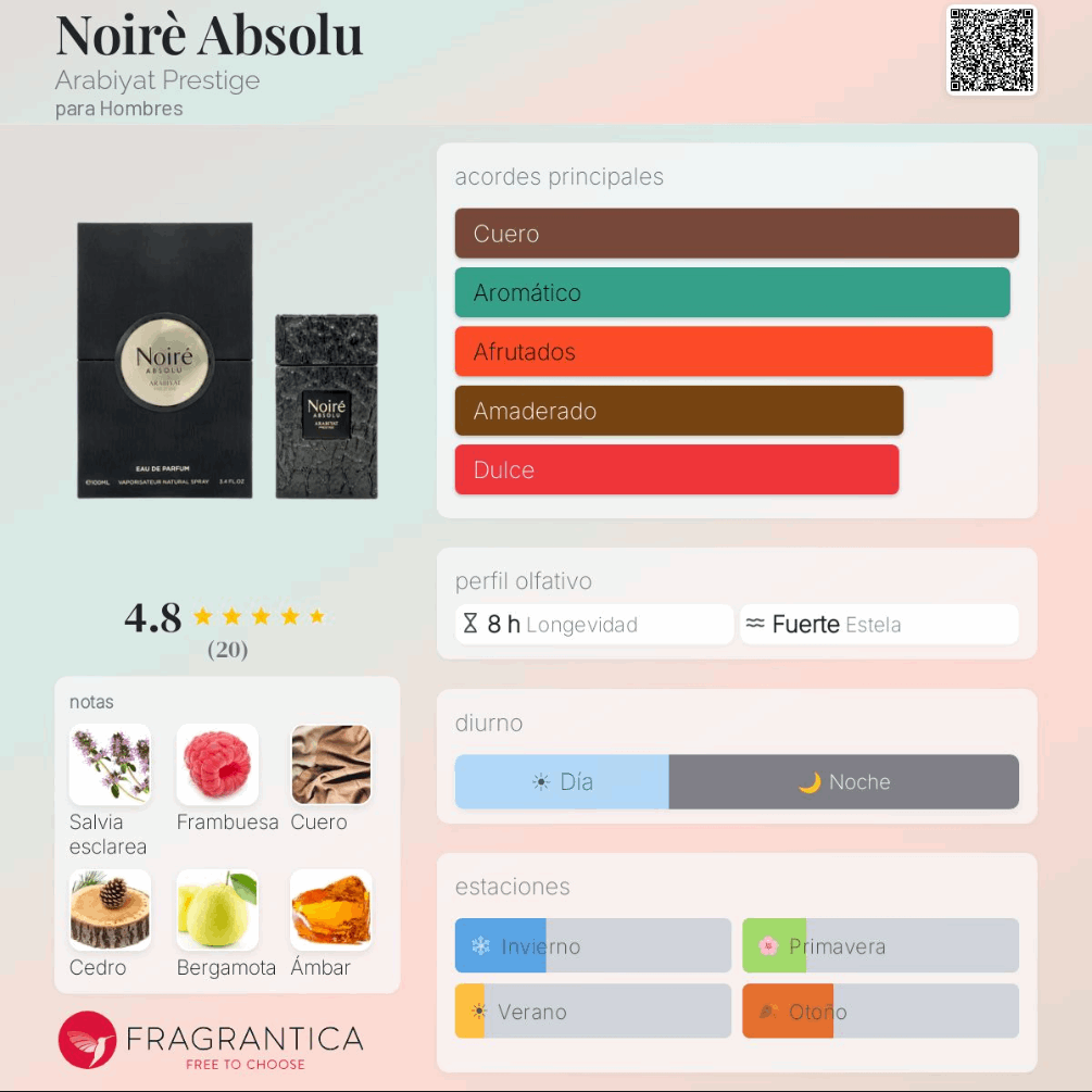 Arabiyat Prestige - Noire Absolu 100ml Eau de Parfum