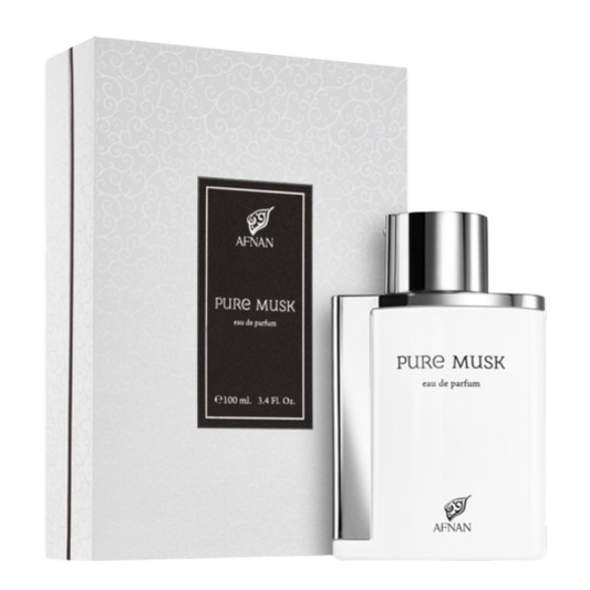 Afnan Pure Musk Eau de Parfum Unisex 100 ml – Perfume Unisex Almizclado Floral