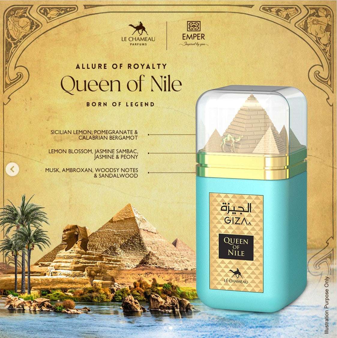 Le Chameau - Giza Queen of Nile